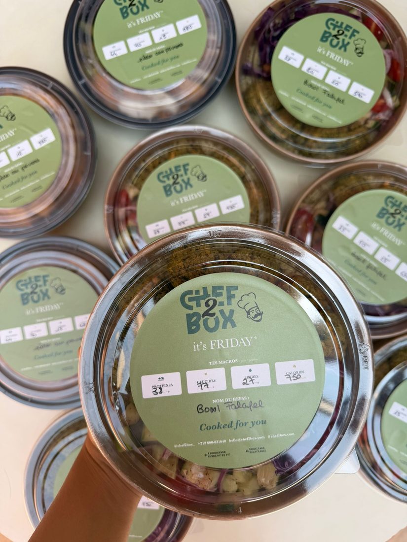 Repas Chef2Box étiquetés avec les macros — Cooked for you